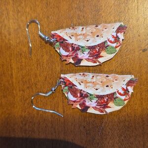 Taco Acrylic Earrings
